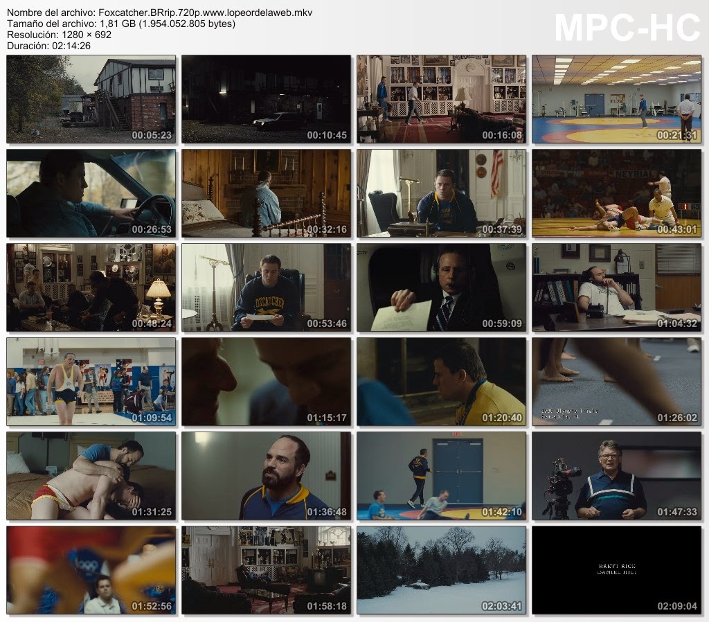 Foxcatcher (2014) BRrip 720p Latino-Ingles