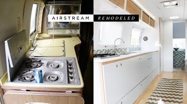 Remodelando sorprendente de una vieja caravana Airstream