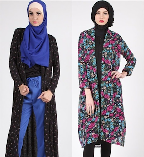  Model Outer Batik Lengan Panjang