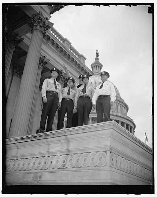 7/1/40: New Capitol Police go on duty. Washington, D.C.