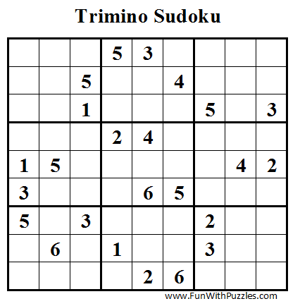 Trimino Sudoku (Daily Sudoku League #43)