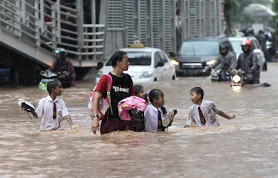 Photos: Flooding in Jakarta, Indonesia