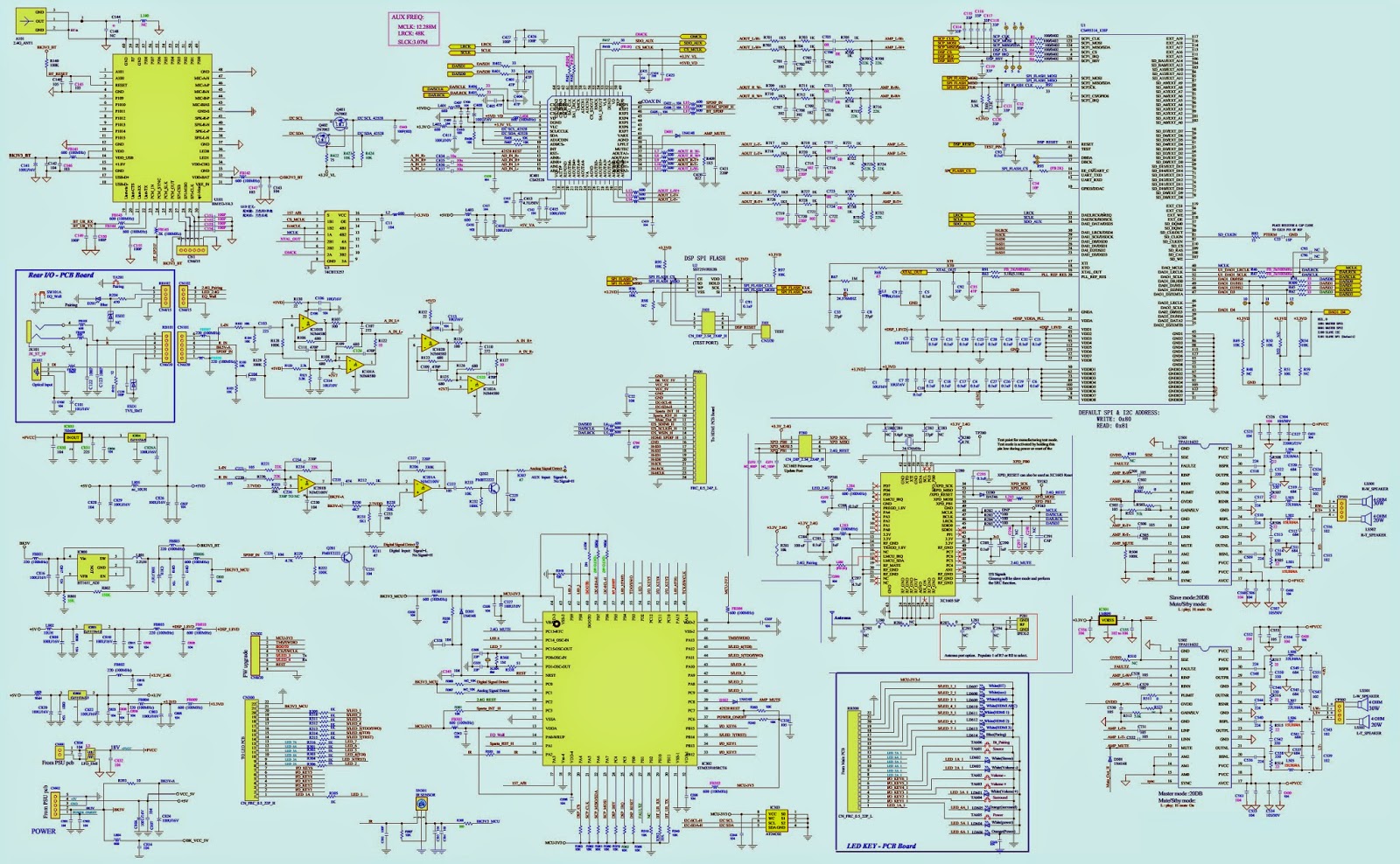 Electro help: JBL SB400 - POWERED SOUNDBAR - SCHEMATIC [Circuit Diagram]