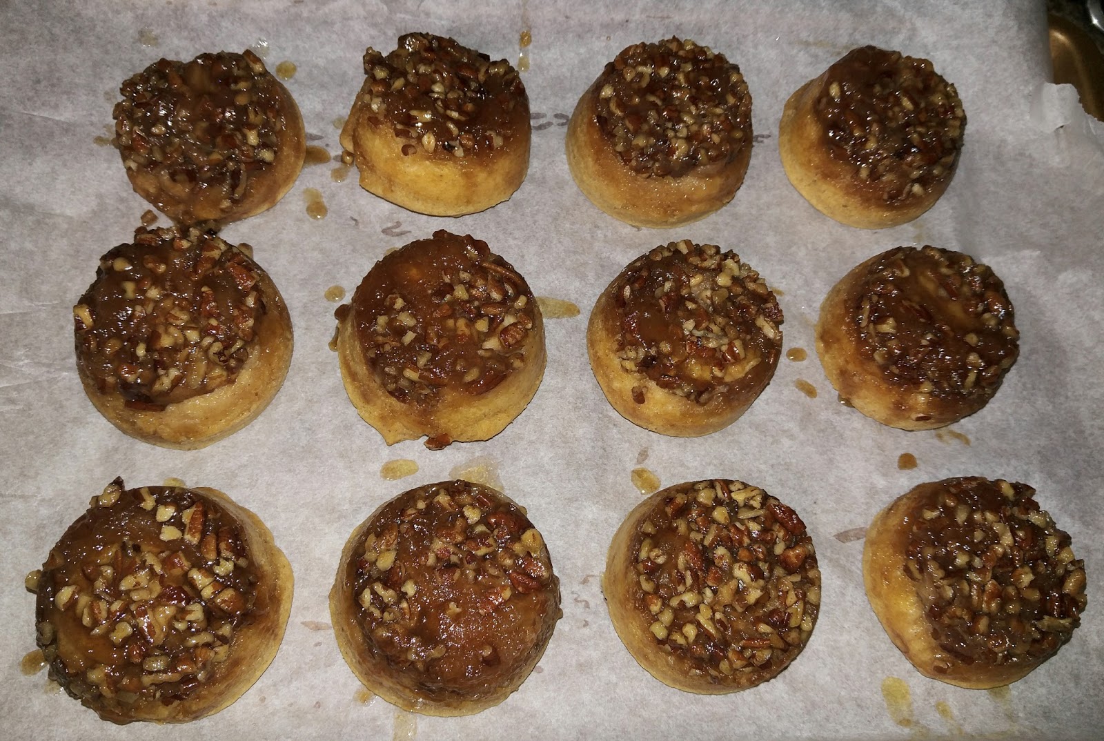 Rebecca's Amazing Creations Upside Down Bananas Foster Cupcakes