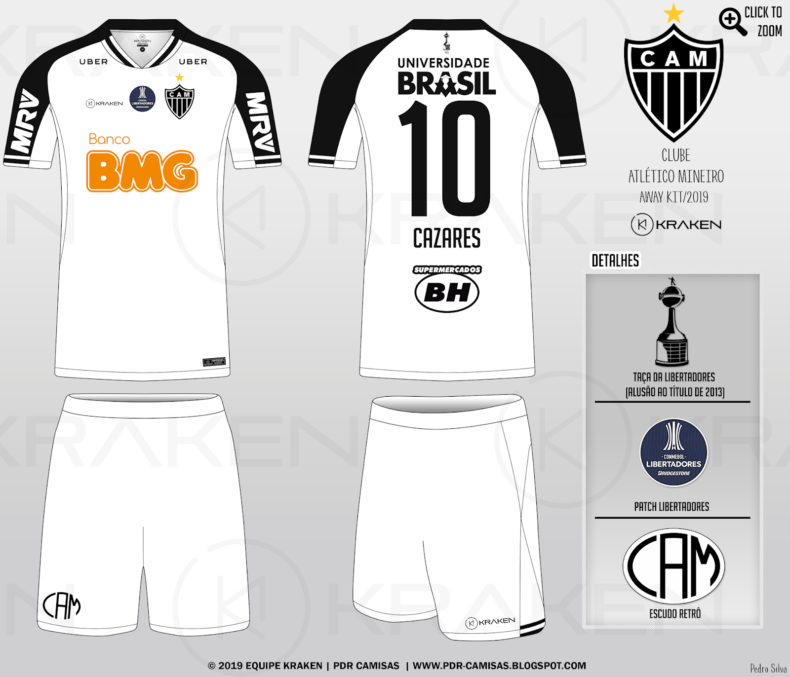 PDR Camisas: Atlético Mineiro Home, Away e Third 2019 / Kraken