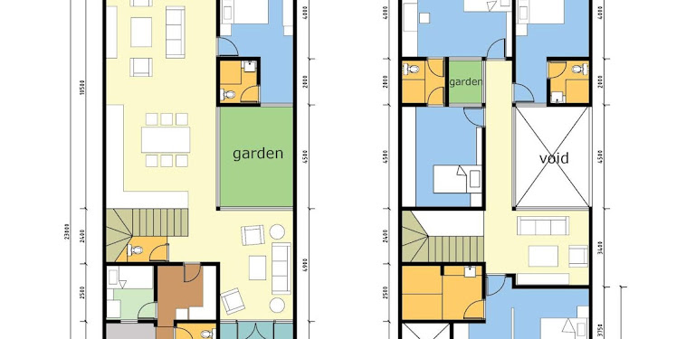Desain Rumah Memanjang ke Belakang Minimalis dan Sederhana Desain Rumah Memanjang ke Belakang Minimalis dan Sederhana