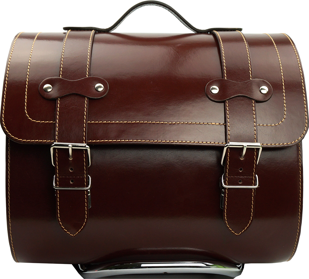 Large Leather Top Case[Leather Roll Bags & Top Cases for Vespa]
