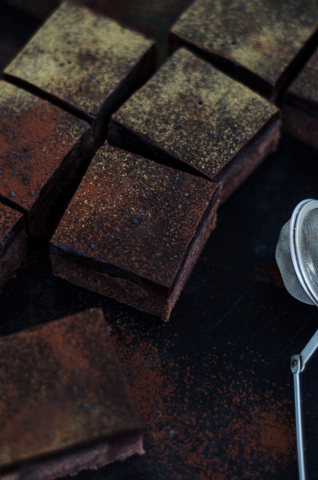 Louise´s Spis Licorice Brownies with Licorice Chocolate Fudge Frosting