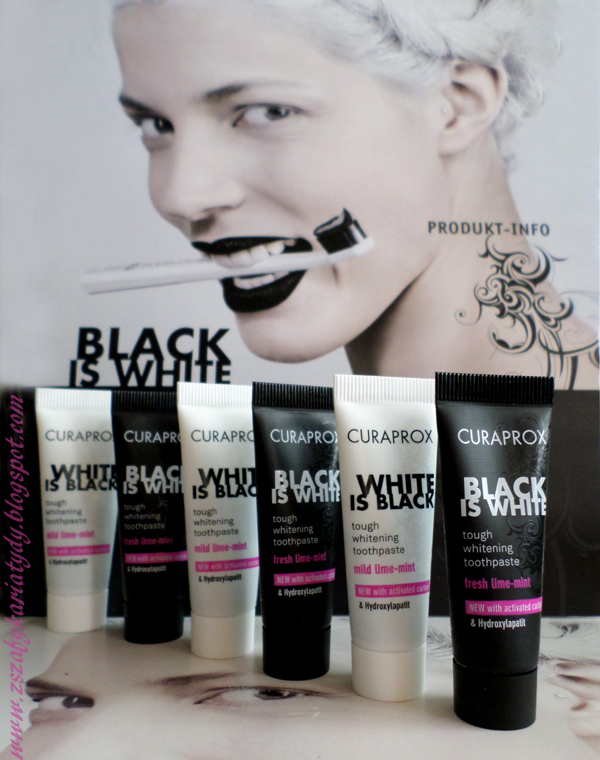 Czarna biel - pasta wybielająca Curaprox