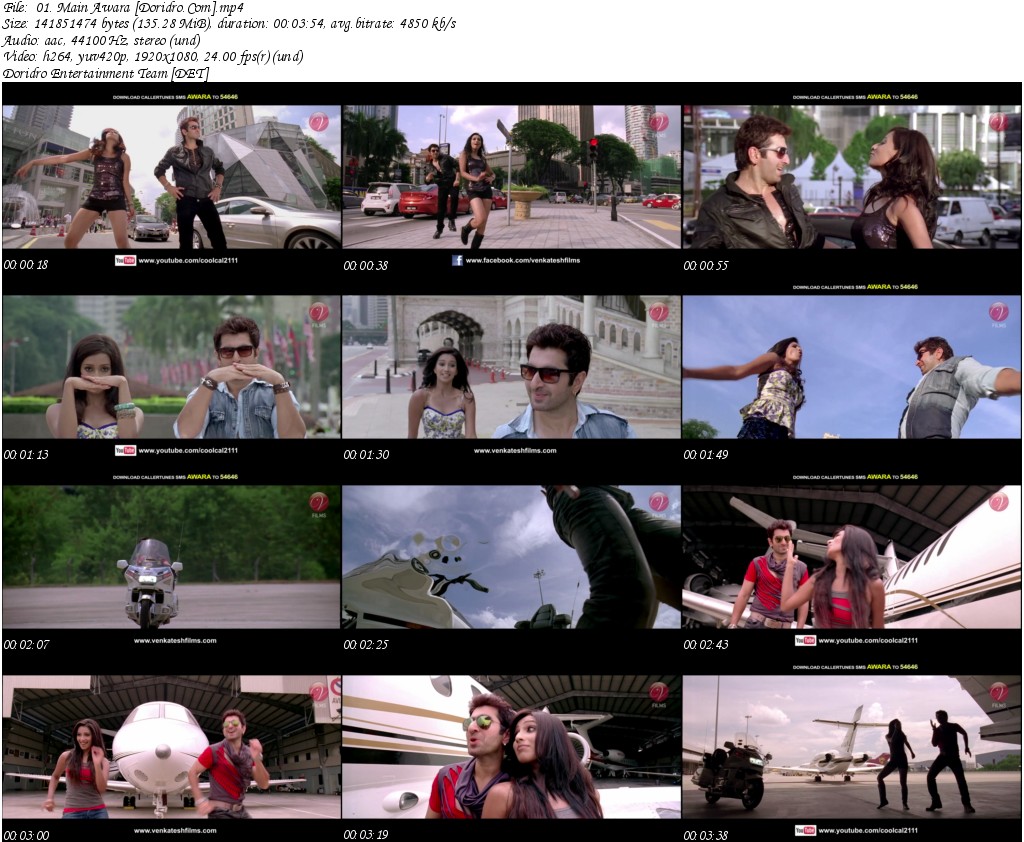 Quickmedia Awara (2012) All Music Videos 1080p Indian