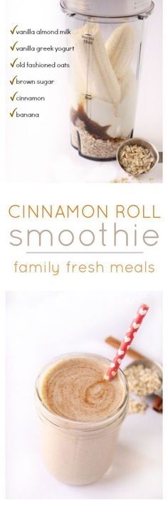 Cinnamon Roll Smoothie