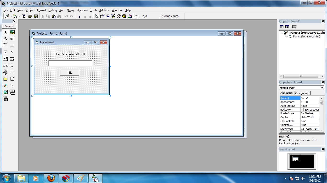 Ide dan Tips dari Anak Badak: Tutorial Visual Basic
