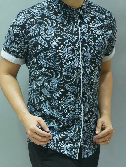  BusanaMuslim 10 Contoh Model Baju Batik Pria Lengan 