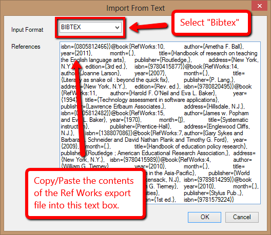 EDRS 8380 Research Methods In Education Importing Citations Into Microsoft Word 2010
