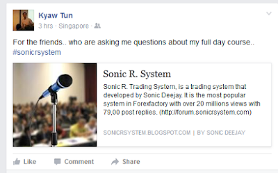 Sonic r trading system