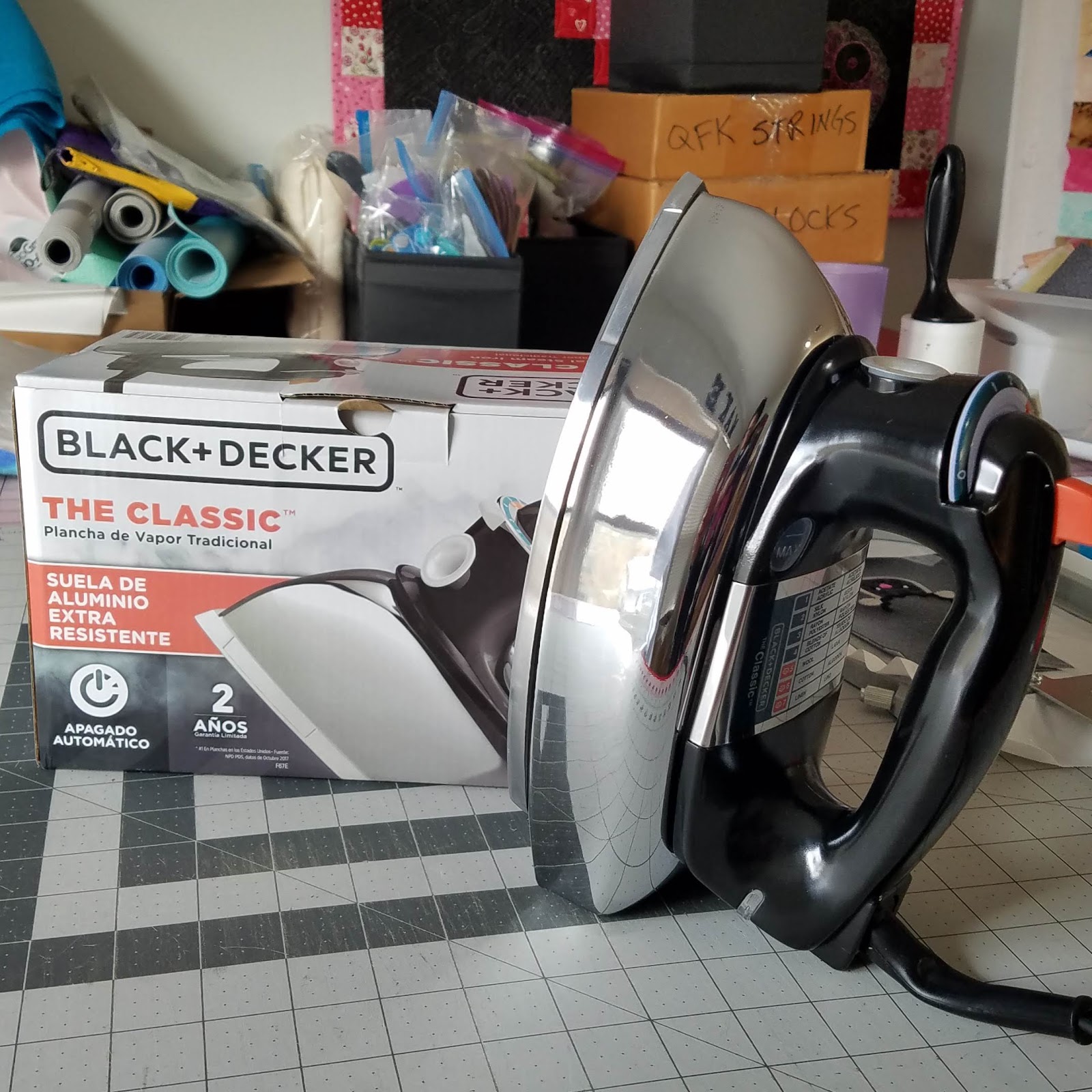 Becca's Crazy Projects Black + Decker Classic Steam Iron