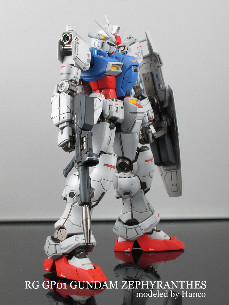 GUNDAM GUY: RG 1/144 RX-78 Gundam GP-01 Zephyranthes - Painted Build