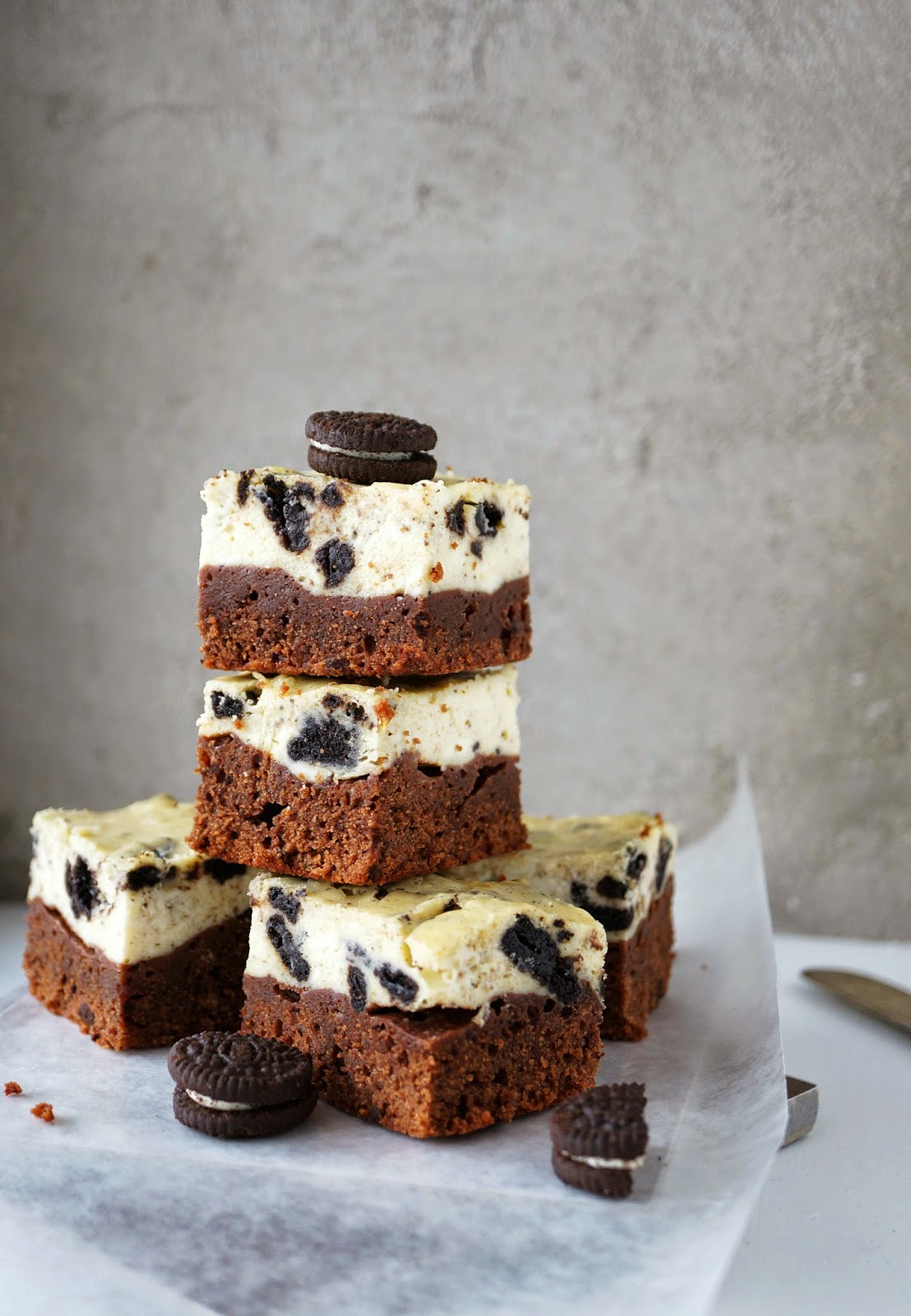 Miss Hangrypants Oreo Cheesecake Brownie Bars