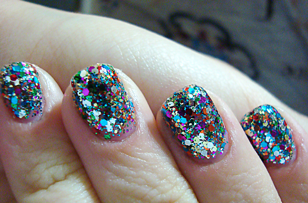 Claire's Bedazzled and Orly Sea Gurl Manicure! | Polished Love ♥