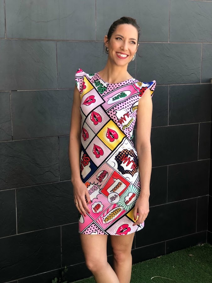 Fitness And Chicness-Vestido Comic y Bolso Summer Love Vestido y Tacon-5