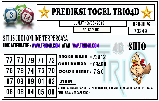 Syair Togel Jumat 18 05 2018 Syair Togel