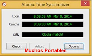 Atomic Time Synchronizer  Portable 