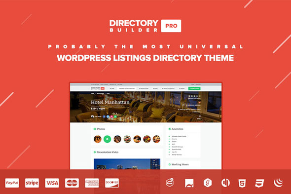 Free Download Creative Market Directory Builder Pro Wordpress Theme