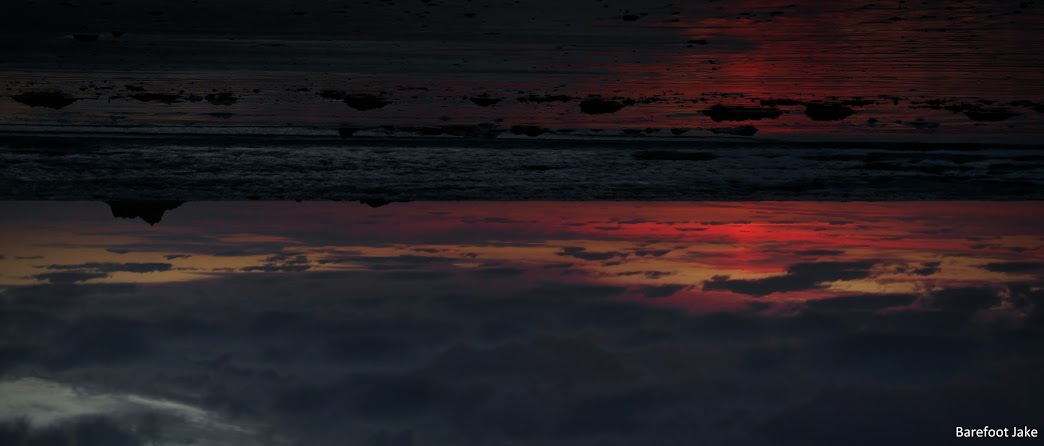 Norwegian memorial Olympic sunset