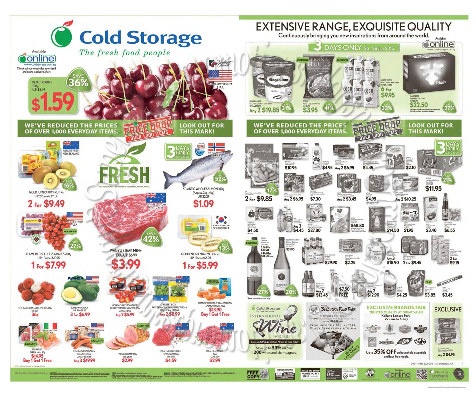 Cold Storage Weekly Promotion 26 June 02 July 2015 Supermarket