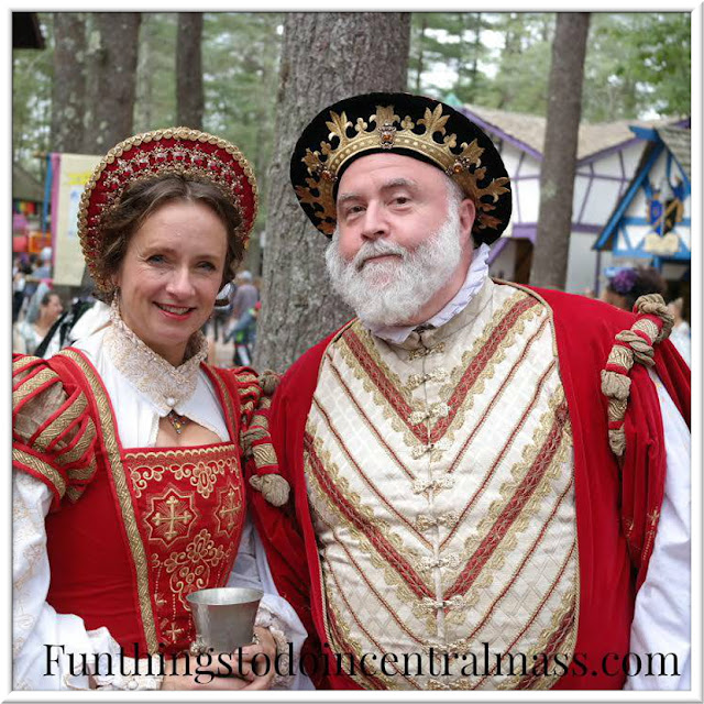 King Richard's Faire - Queen Anne and King Richard - Carver, Massachusetts