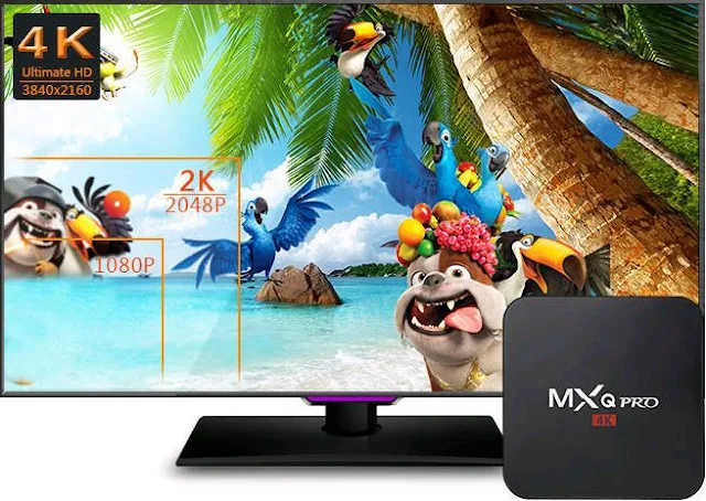 MXQ Pro: أندرويد تي في بوكس يدعم تشغيل الفيديو بدقة 4K