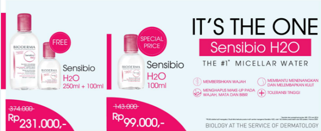 Promo Biorderma Sensibio Sensitive Skin Cleansing Make up