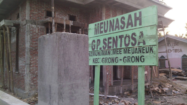 Gambar 1 Gampong Sentosa Kemukiman Mee Meuaneuk Kec. Grong-Grong Kab. Pidie - Aceh.