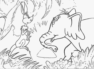 Horton e o mundo dos quem desenhos para pintar colorir ou imprimir