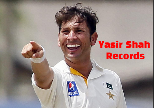 Test Cricket, Bowler, Yasir Shah, leg spinner,  Milestone - Records