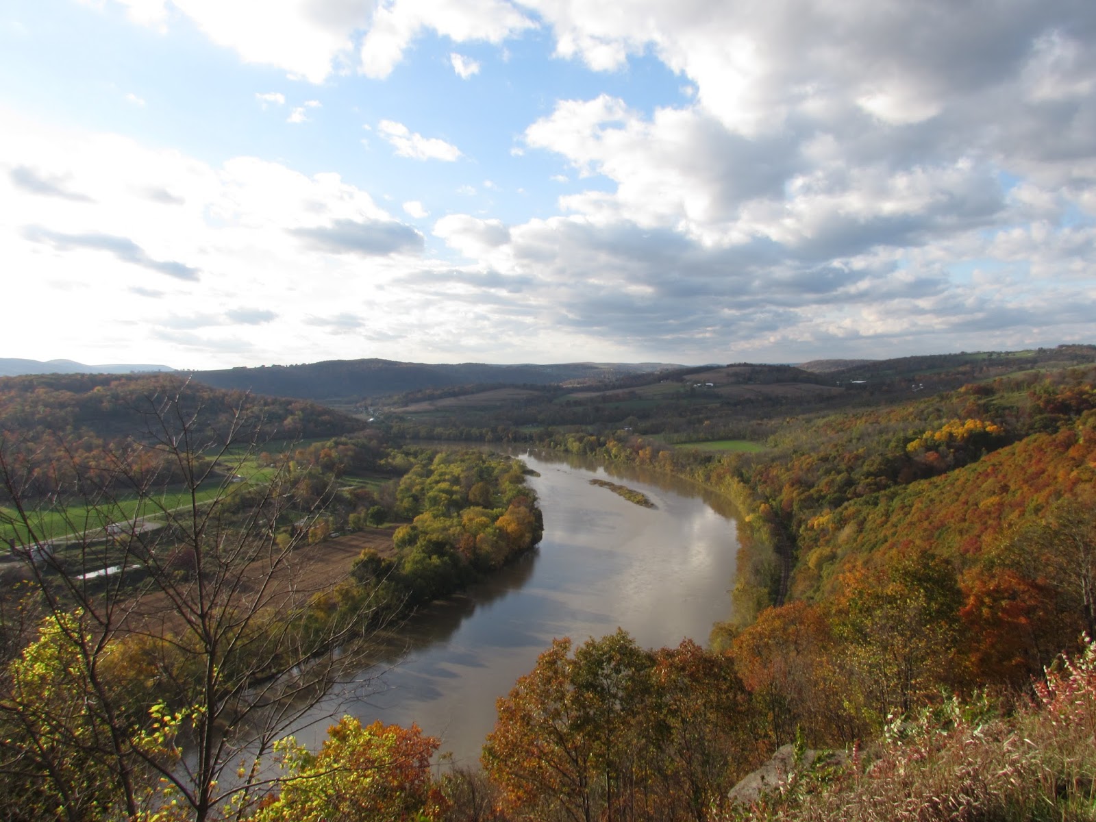 Wyalusing Rocks Overlook Wyalusing, Susquehanna River, Bradford County
