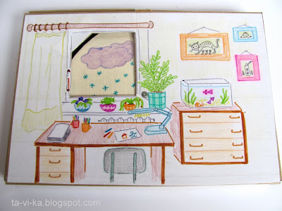 домик для бумажной куклы