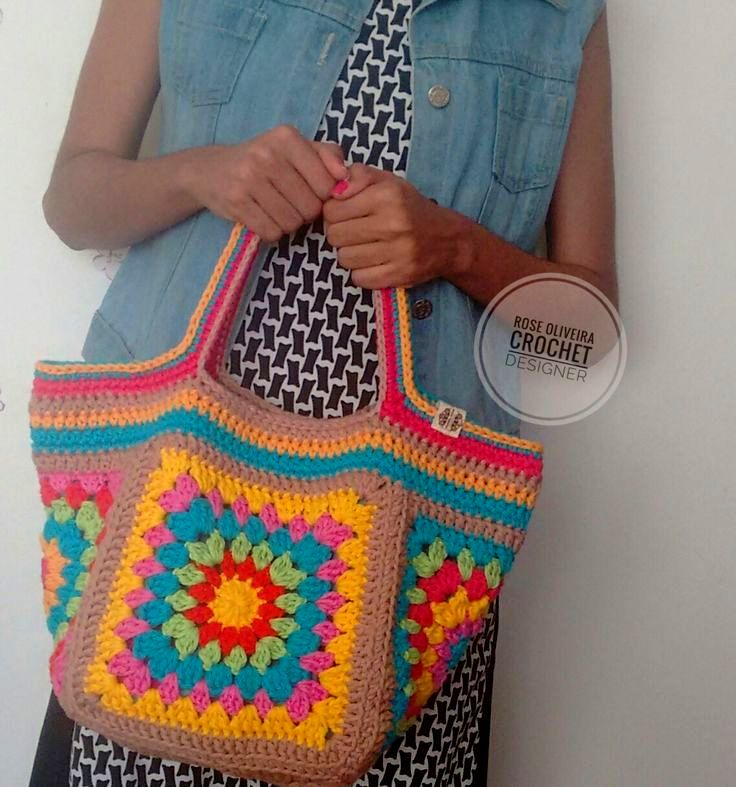 crochet boho bolsa
