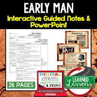 Ancient World History Notes, World History Notes, World History Guided Notes Interactive Notebook, Note Taking, PowerPoints, Anticipatory Guides, Google Classroom Link