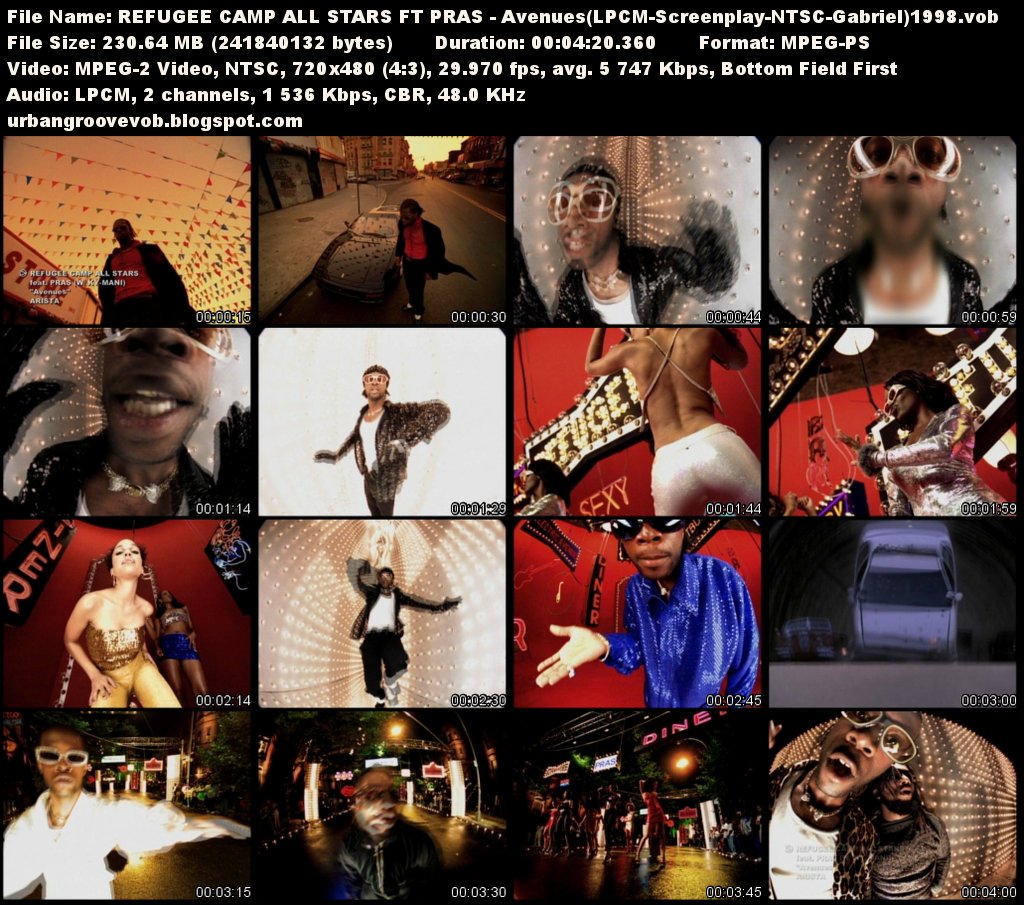 Urban Groove Vob Collection Refugee Camp All Stars feat Pras Avenues