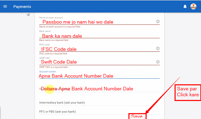 How to Change Payee Name & Address in Google Adsense Account in Hindi 2017