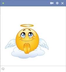 Facebook Angel Emoticon
