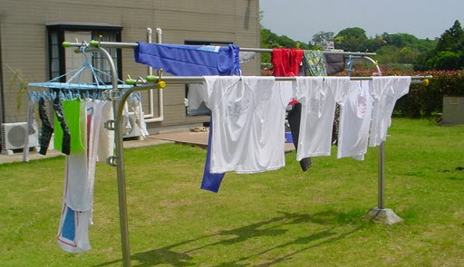 retractable clothes line for outside? (home care forum at permies)
