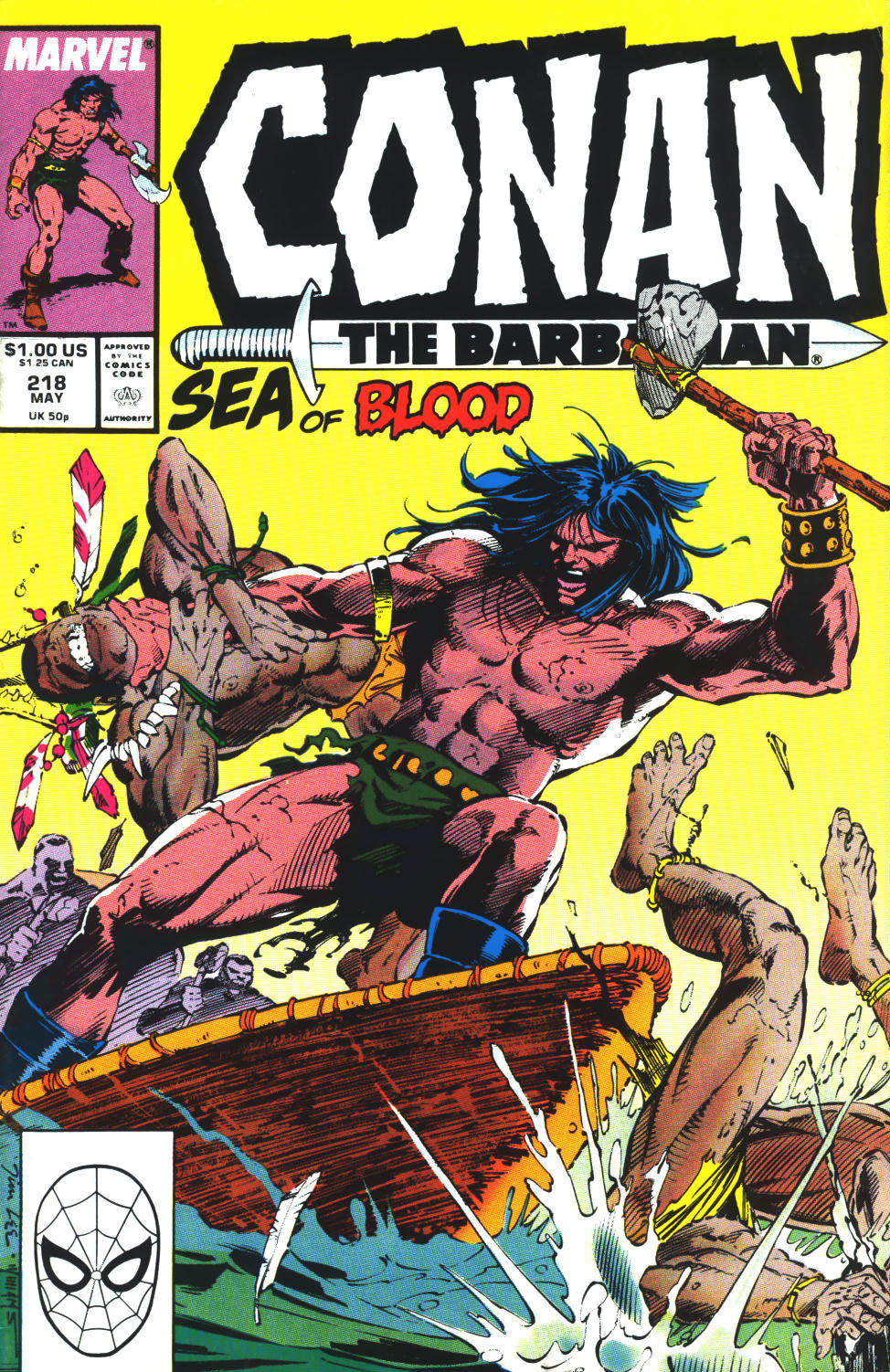 Read online Conan the Barbarian (1970) comic -  Issue #218 - 1