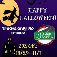 Halloween Sale, Learned Lessons, TPT Sale, Save Money on Halloween, Halloween Halloween Sale, Learned Lessons, TPT Sale, Save Money on Halloween, Halloween