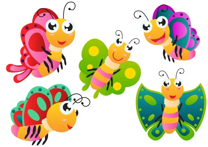 34 Gambar Kartun Kupu Kupu Lucu Kumpulan Gambar Kartun Images