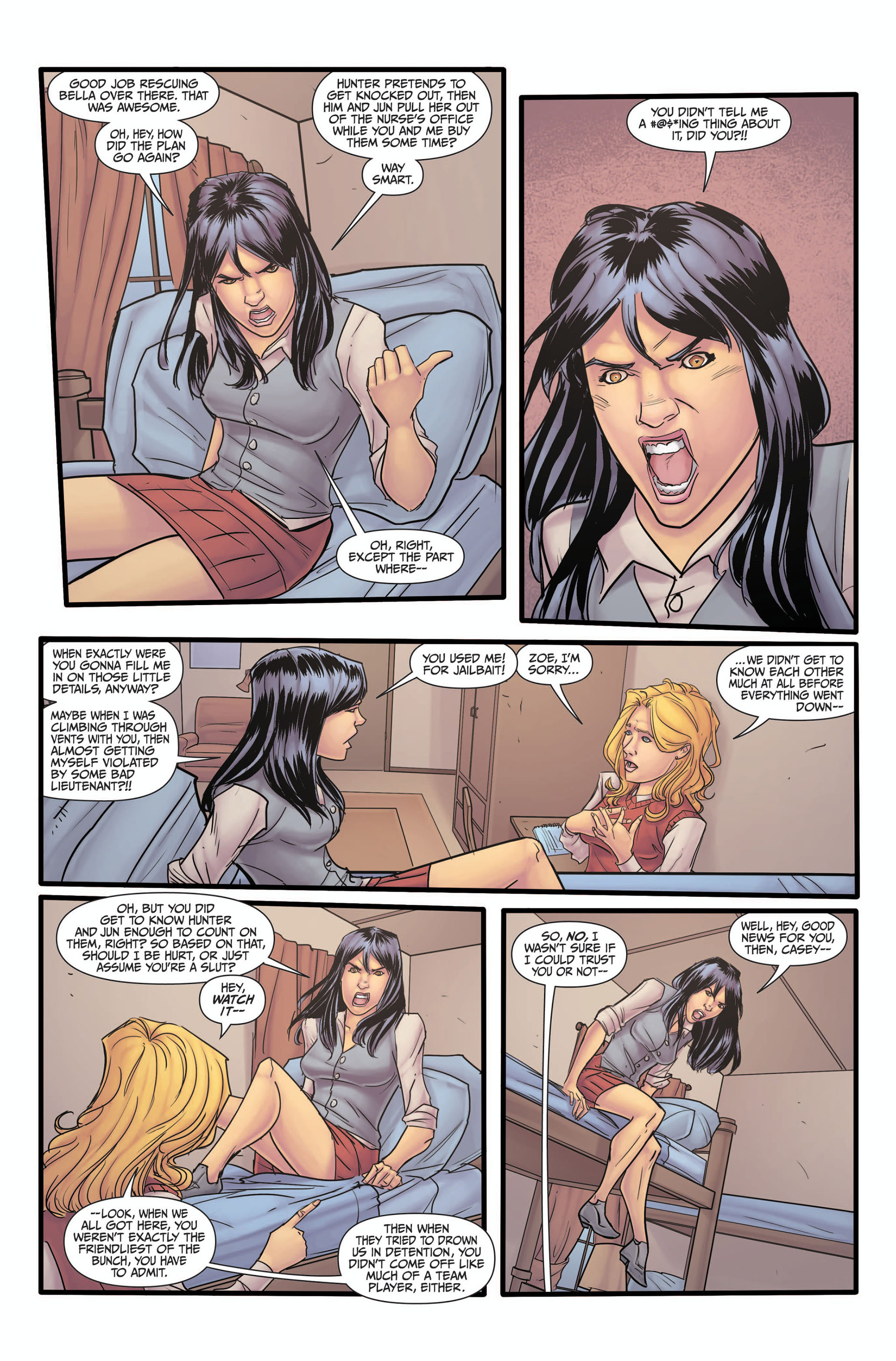Read online Morning Glories comic -  Issue #7 - 7