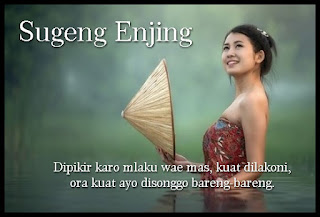 ucapan sugeng enjing lucu 