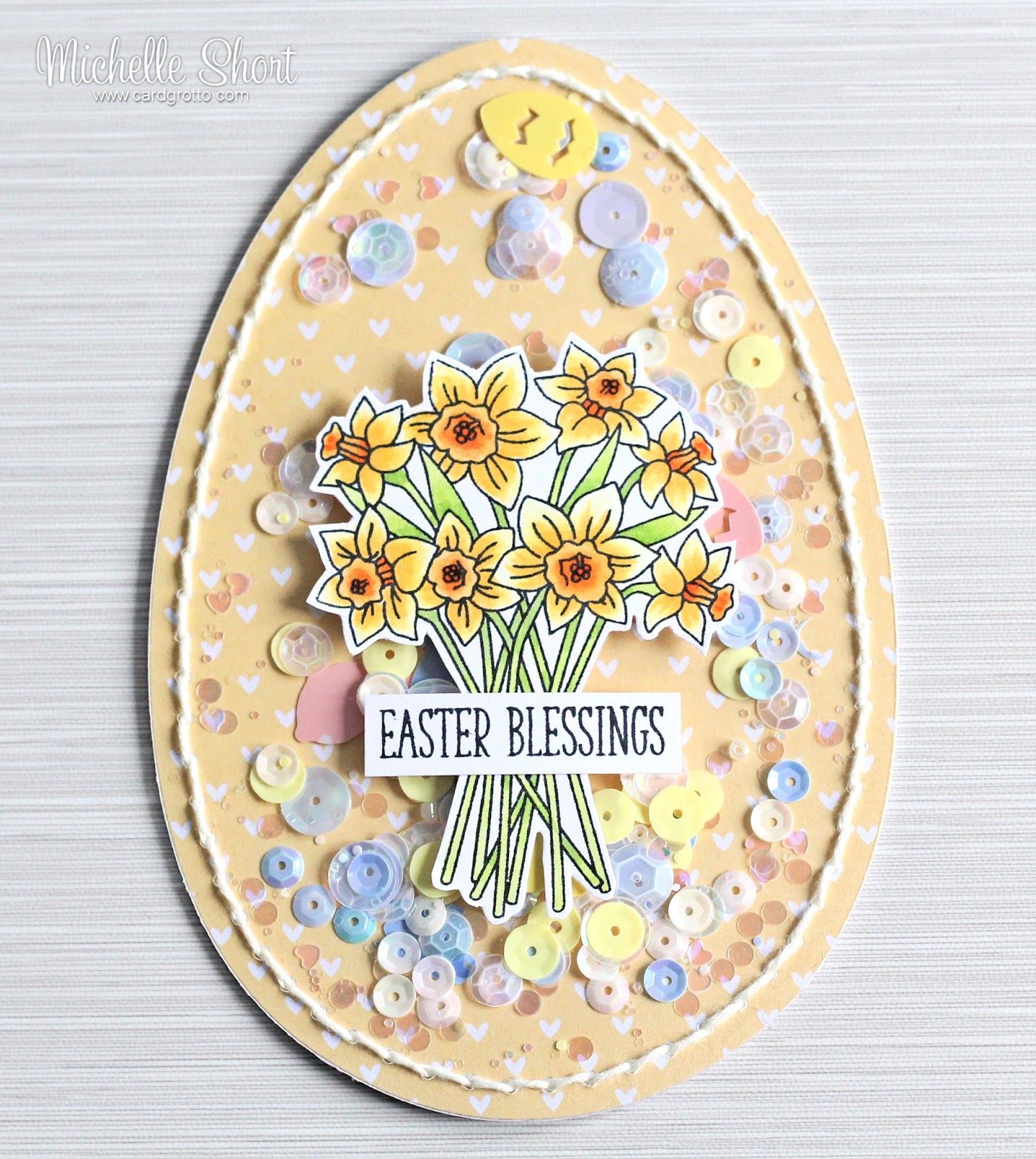 The Card Grotto Easter Blessings Shaker