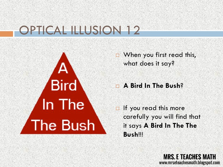How (and Why) I Teach Optical Illusions | Mrs. E Teaches Math